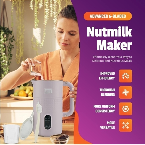 Brand New Nut Milk Maker Machine Homemade Plant-Based Dairy-Free Beverages - Picture 9 of 11